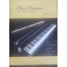 Five Dances for Flute and Piano with CD Kerin Bailey